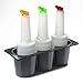 Krowne 30-500 Three Compartment Bottle Wells for Ice Bins