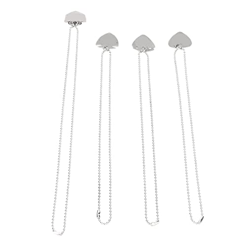 SALALIS Collier de Médiator de Guitare, 4Pcs Collier de Plectre de Guitare en Acier Inoxydable en Alliage d’Aluminium à la Mode 50cm de Circonférence Surface Slick pour l’école - Les Beatles, Paul McCartney, John Lennon, RIngo Starr, George Harrison SALALIS Collier de Médiator de Guitare, 4Pcs Collier de Plectre de Guitare en Acier Inoxydable en Alliage d'Aluminium à la Mode 50cm de Circonférence Surface Slick pour l'école – Image 3