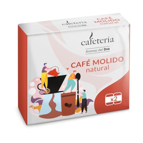 DIA CAFETERÍA café molido natural paquete 2 x 250 gr