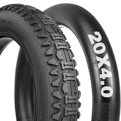 GRELiving 20x4.0 Fat Bike Tire + Tube