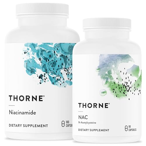 THORNE Immune & Joint Support Bundle - NAC & Niacinamide - 30 to 90 Servings for Immune, Respiratory & Joint Health