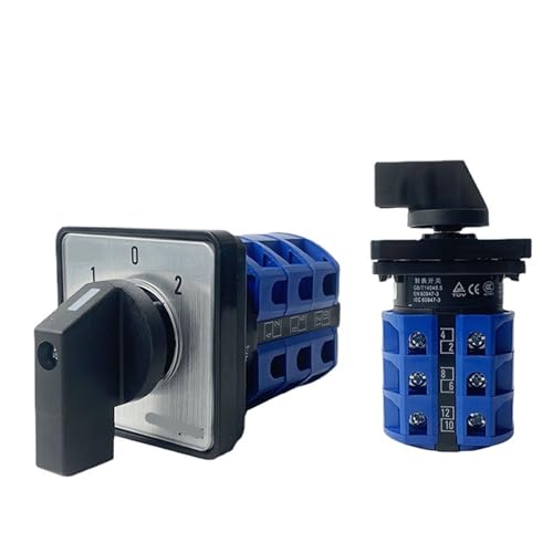 Selector de engranaje con contacto de plata interruptor giratorio eléctrico LW26-25/3