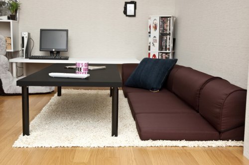 Amazon.co.jp: フリーローテーブル(作業台/PCデスク/センターテーブル