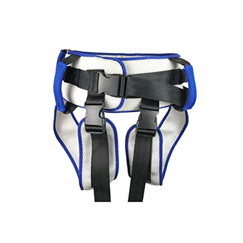 HEALLILY HEALILY Cintur�n de Transferencia con Perneras Ayuda para Paciente Transferencia Sling Dispositivo de Asistencia de Marcha de Seguridad de Enfermer�a para Ancianos (azul)