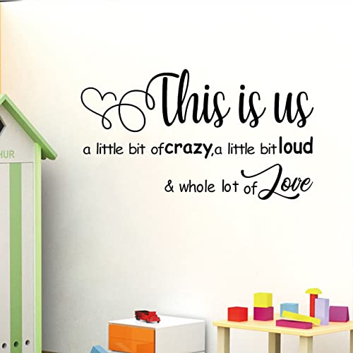 Wall Stickers, Family Letter Quote Water, Proof Home Decor Wall Sticker, Removable Vinyl Decal Art Mural For Living Room Bedroom-This Is Us #TOP5