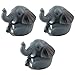 STOBOK Giocattoli da Bagno per Bambini Elefante da Bagno Galleggiante Modelli Animali Giocattoli Spremere Suono Facendo Giocare a Nuoto in Acqua Regalo per Bambini 3 Pezzi