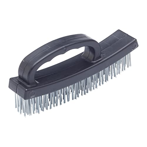 Fit For The Job 6 inch Wire Brush with Overgrip Knuckle Guard Easy Grip Handle, 4 Rows of Wire for Heavy Duty Paint & Grime Removal, Cleaning Rust, Grills, Tiles, Wood, Metal, Brick, Masonry, 6" 5 Fit For The Job 6 inch Wire Brush with Overgrip Knuckle Guard Easy Grip Handle, 4 Rows of Wire for Heavy Duty Paint & Grime Removal, Cleaning Rust, Grills, Tiles, Wood, Metal, Brick, Masonry, 6" - Image 5