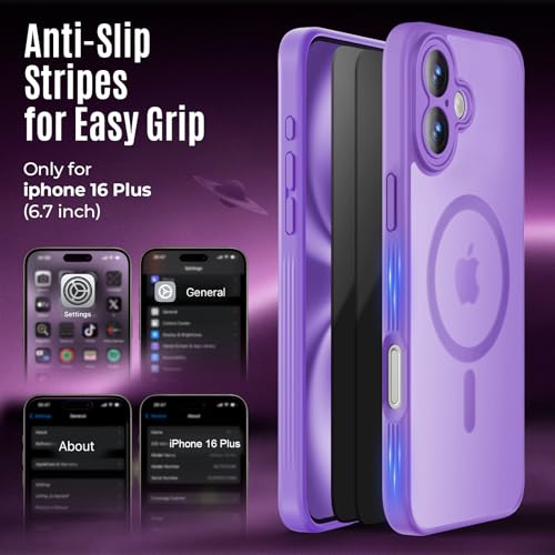 Image of Symcele Designed for iPhone 16 Plus Case, Light Purple