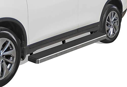 Estribos de acero inoxidable 304 de 6 pulg compatibles con Nissan Rogue 14-20