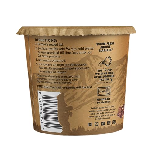 image for Kodiak Cakes Pancake On the Go, Chocolate Peanut Butter, 2.5 Ounce (Pa