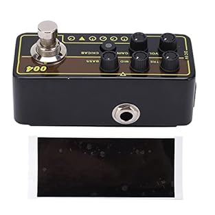 [Adjustable Sound Controls]: Easily modify treble, midrange, bass, and volume for rich, customizable effects that enhance your music performance. [Dual Channel Design]: Features high and low gain channels with independent parameter storage, allowing ...