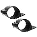 RIGIDON 2 Pièces Support de Montage de Lumière Travail, 3 pouces 76 mm - 81 mm, Ajustable Universelle Pince de Tube de Barre Fixation Support Barre Led pour Tout-terrain Voiture Camion Moto SUV 4x4