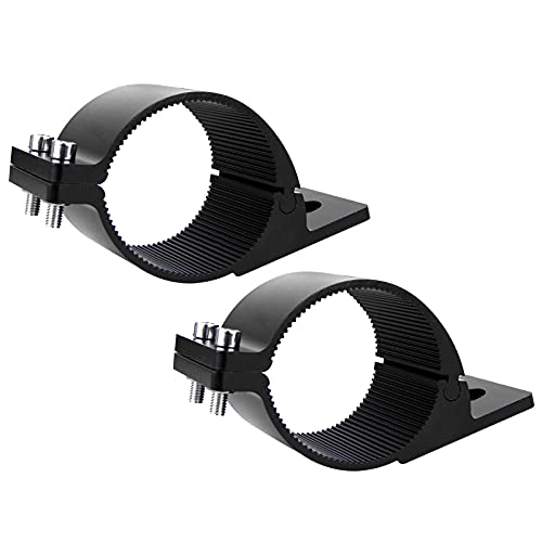 RIGIDON 2 Pcs led arbeitsscheinwerfer halterung, 3 zoll 76 mm-81mm, Universal Arbeitsleuchten, Scheinwerfer, Schelle Halterung Rohrschelle Haken für Offroad Fahrzeuge Auto LKW KFZ