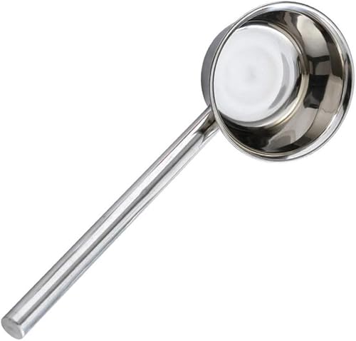 TIDTALEO Cucharón de agua con mango extendido, cucharón de agua, cucharón de agua, cucharón de metal, cucharón de agua para cocinar cucharón de
