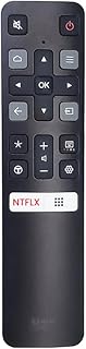 7 SEVEN® Compatible With TCL Tv Remote Original RC802V Model Suitable For Any Iffalcon TCL Smart Android 4K FHD UHD QLED Television No Voice Command Or Google Assistance Feature