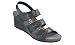 Aetrex Women's Lexi Laser Triple Strap Wedge Sandal