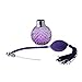 UNIQLED Crystal Art Vintage Style Empty Refillable Perfume Atomizer Long Tassel Spray Bottle 100ml (Purple)