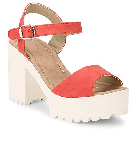 Western Heels Fashion Buckle Sandals 