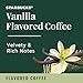 Starbucks K-Cup Coffee Pods, Vanilla Flavored Coffee, Naturally Flavored, 100% Arabica, 1 box (10 pods)