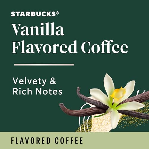 Starbucks Ground Coffee, Flavored Hot or Iced Coffee, Vanilla, Six 11 oz Bags​ - image 5