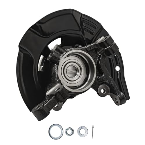 Image of Detroit Axle - Front Left Steering Knuckle & Wheel Hub Bearing CV Axle