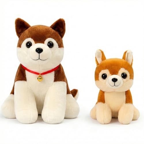 Image of Tabitha Stuffed Toys-Ultra Soft Plush Toy for Kids | Birthday Gifts for Kids and Girls | (Combo of 2 Toys 35 Cm Brown Dog & 25 Cm Sandal Cat)