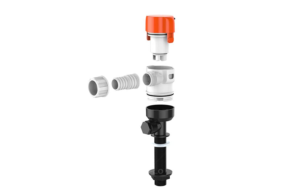 SEAFLO 12V 1100GPH prosta pompa Livewell/Baitwell 13C