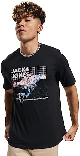 Jack & Jones Men’s Jcovincent Tee Ss Crew Neck FST T-Shirt
