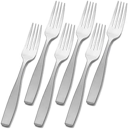 Mikasa 5155802 Satin Loft Stainless Steel Dinner Fork, Set of 6