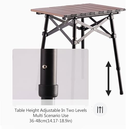 Table compacte d'intérieur pour petits balcons et voyage avec sac de transport - 4