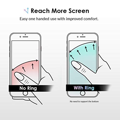 Velvet Caviar Cell Phone Ring Holder - Finger Ring & Stand - Improves Phone Grip Compatible With Iphone, Galaxy And Most Cases (Except Silicone/Leather) - Vintage Flowers #TOP3