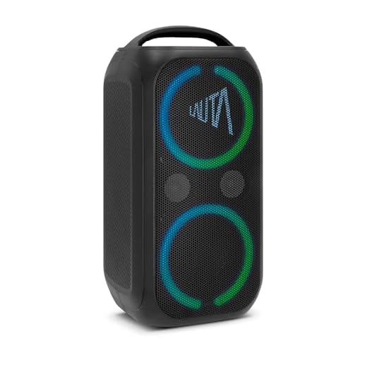 TechniSat LAUTA WUMMSBOX tragbarer Party-Lautsprecher mit Bass Boost