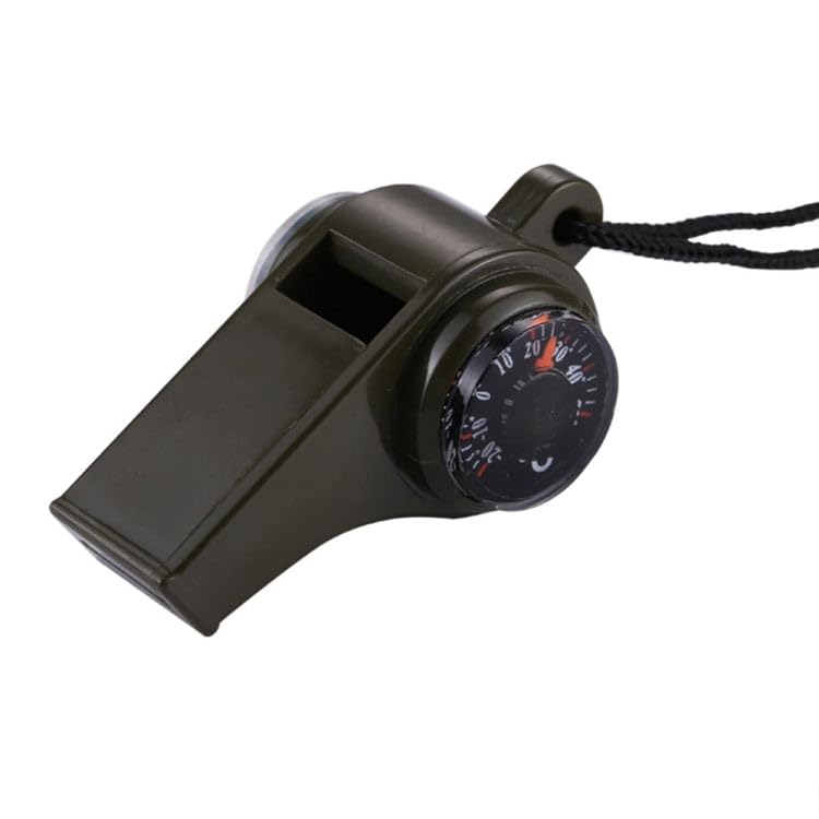 ELBME® 3 in 1 Outdoor Mini Multi-Function Portable Handheld Lifesaving Whistle Compass Thermometer-image-43