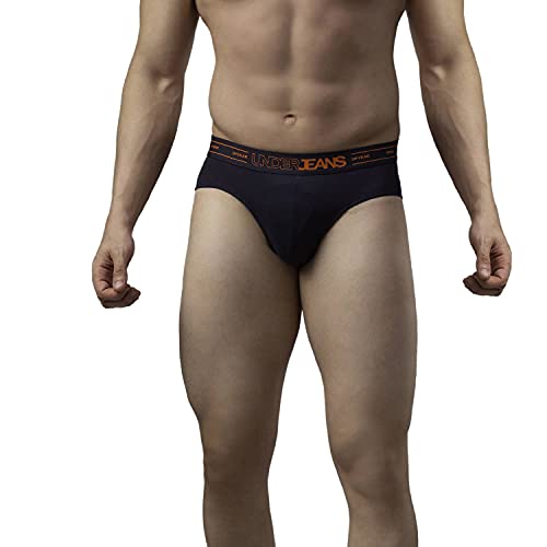 Image of Underjeans Men Cotton Blend Brief - Pack of 2