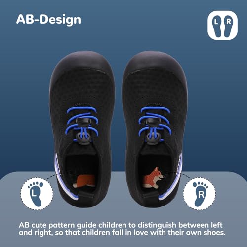 Image of WateLves Wide Toddler Water Shoes Kids Barefoot Athletic Sneakers Girls Boys Quick Dry Aqua Socks for Beach Hiking Swim Kayak Sport Accessories, Camping Essentials