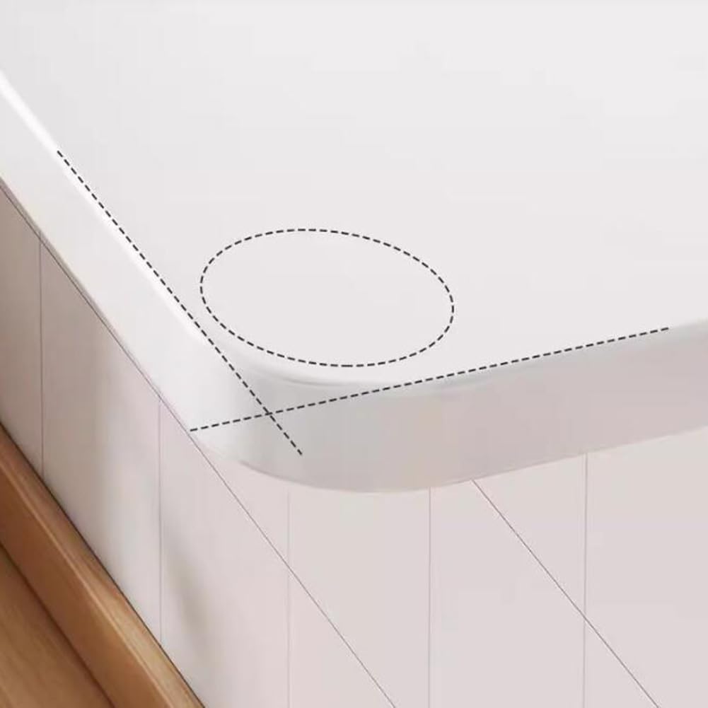 White Wall Mounted Folding Workbench for Kitchen Study Dining Room Space Saving Invisible Table (Multiple