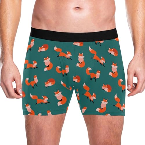 Men's Boxer Briefs Novelty Soft and Breathable with Fly Fox Underwear for Men2