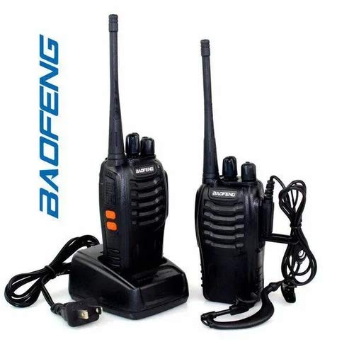 Kit 2 Radio Comunicador Walk Baofeng 777s Alcance 9km + Fones