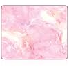 Alfombrilla de mouse rosa pequeña de 8.3 x 10.2 pulgadas, colores brillantes y hermosos, alfombrilla de mouse rosa de escritorio atractiva de alta calidad, suave al tacto y soporte cómodo y