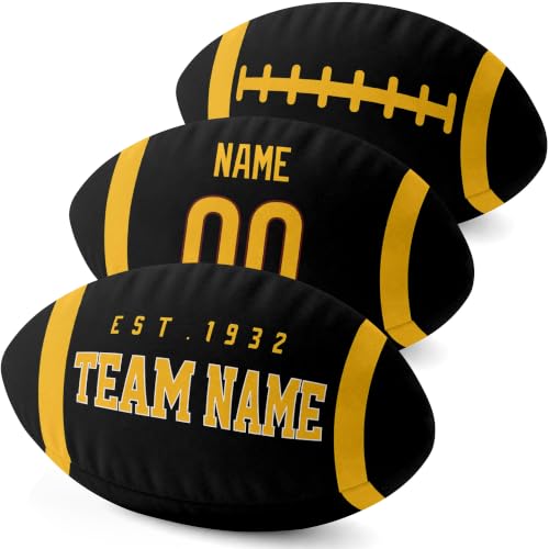 Image of ANTKING W Throw Pillow 2 Packs Custom Name Number Gifts | Personalized Gift for Youth for Birthday Christmas