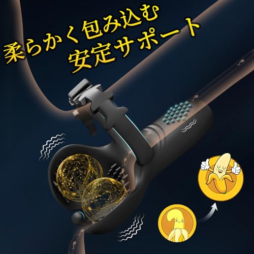 電動バイブリング 9 振動モード シリコン製 サイズ調整可能 磁気 USB 充電式 防水性能 男女共用 カップル用 大人のおもちゃ アダルトグッズ - 画像3