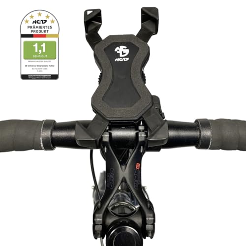 NC-17 4318 Connect 3D Universal 1 / Smartphone und Handy Halterung für Fahrrad, Bike, Motorrad/Handyhalter für iPhone, Galaxy Navigation/Halter für Mobiltelefon/Center Mount/schwarz, One Size