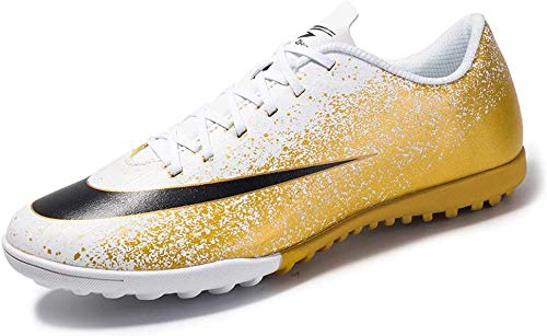 Lloow Sapatos de futebol v para crianças, adolescentes Footballshoes Bass Workout TF Tênis de futebo