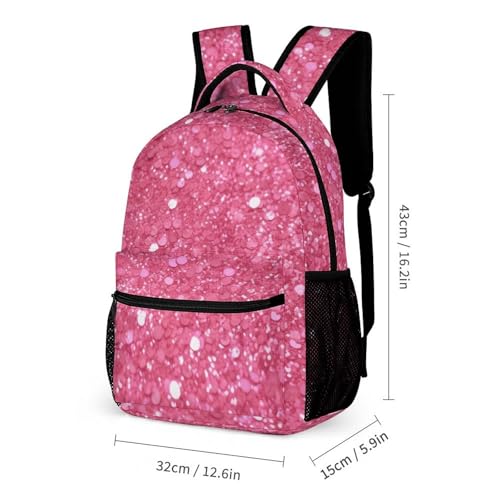 Sparkling Glitter Backpack for Men Women, Durable Small Backpack Casual Lightweight Daypack for Travel Bag2