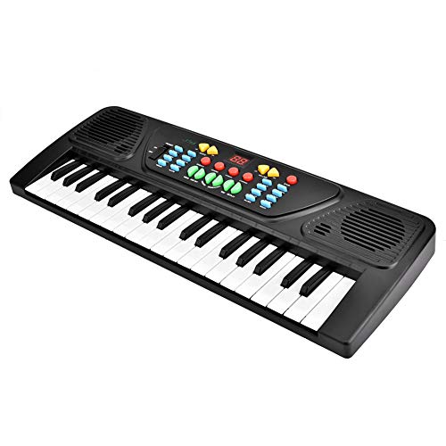JTLB Piano électrique Multifonctionnel de Clavier électronique de Musique numérique de 37 Touches pour l’étudiant de Piano avec l’instrument de Musique de Fonction de Microphone - Les Beatles, Paul McCartney, John Lennon, RIngo Starr, George Harrison JTLB Piano électrique Multifonctionnel de Clavier électronique de Musique numérique de 37 Touches pour l'étudiant de Piano avec l'instrument de Musique de Fonction de Microphone – Image 5