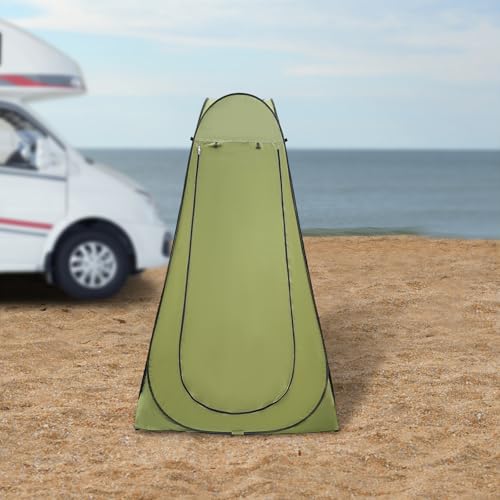 Tente De Douche Camping Portable Pliable Toilette Cabinet Changement Camping Vestiaire WC D'extérieur,Résistant à l'eau,pour Voyage, Pique Nique, Pêche – Image 3