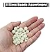 CWSDXM Fishing Beads Assortment, Glowing Fishing Lure Beads Behind Brass Sinker/Weight Mixsize Fishing Beads Round Kit for All Sort Fishing Rigs