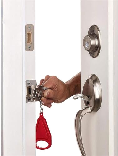Serrure de porte d'hôtel portable pour bloquer une porte sans clé en voyage