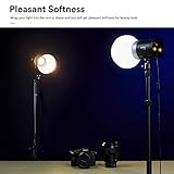 Godox ML-CD15 Foldable Dome Diffuser Kit with 3 Adapters for Godox ML30 ML30Bi ML60 ML60Bi & AD100Pro AD200 AD200PRO & V1 V860III V860II V850III TT685II TT685 Series Flash - Image 4