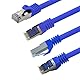 1,5m - blau - 10 Stück CAT.7 Computer Ethernet Kabel Netzwerkkabel (Rohkabel) Patchkabel S-FTP LSZH PIMF 10GB s RJ45 Stecker Cat6a